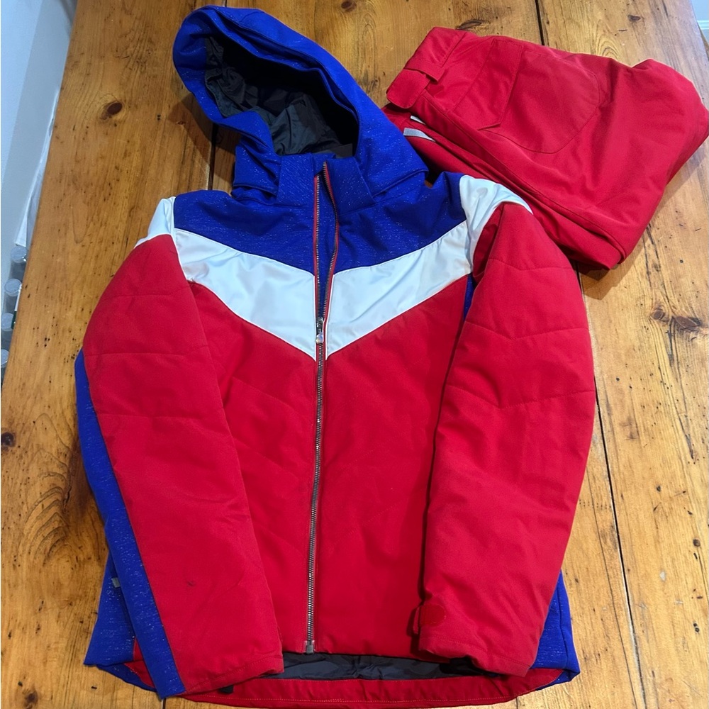 Spyder Kids Red and Blue  Ski Set